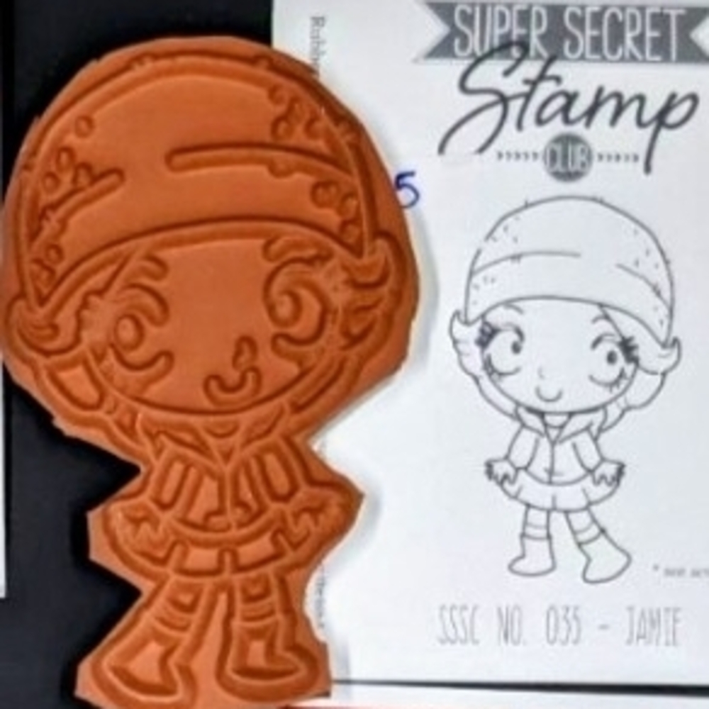 Super Secret Stamp Club "Jamie" Stamp